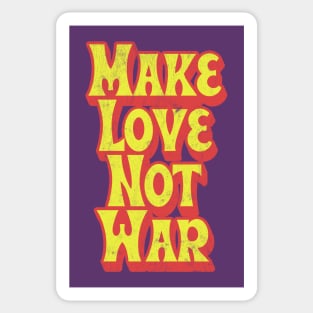 Make Love Not War Sticker